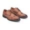 Rockport Findlay Cushioned Lace-Up Almond Toe Men's Dress Oxford - Medium Natural Leather - 2