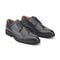 Rockport Findlay Cushioned Lace-Up Almond Toe Men's Dress Oxford - Black Leather - 2