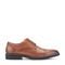 Rockport Findlay Cushioned Lace-Up Almond Toe Men's Dress Oxford - Medium Natural Leather - 1