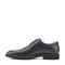 Rockport Findlay Cushioned Lace-Up Almond Toe Men's Dress Oxford - Black Leather - 4