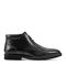 Rockport Flynn Cushioned Lace-Up Men's Casual Boot - Black Leather - 1