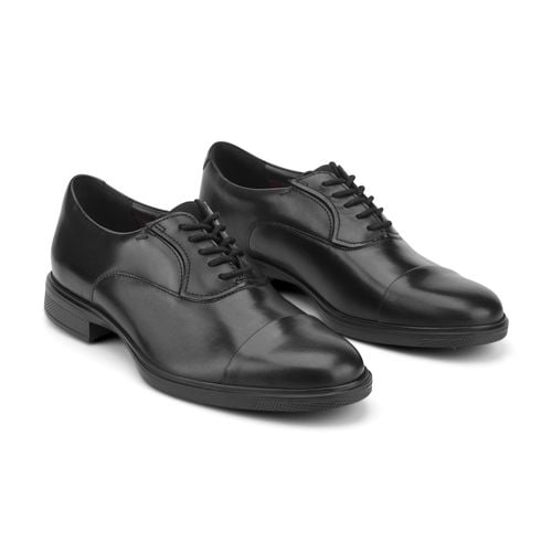 Rockport Keefe Cushioned Arch-Support Men's Dress Oxford - Black Leather - 2