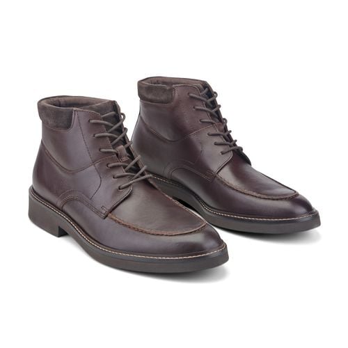 Rockport Macklin Moc Toe Cushioned Arch Support Men's Boot - Dark Brown Leather - 2