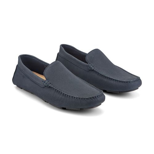 Rockport Rodger Cushioned Slip-On Men's Driver Loafer - Dark Blue Suede - 2