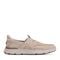 Rockport Seadon Cushioned Almond Toe Slip-On Men's Boat Shoe - Taupe Nubuck - 1