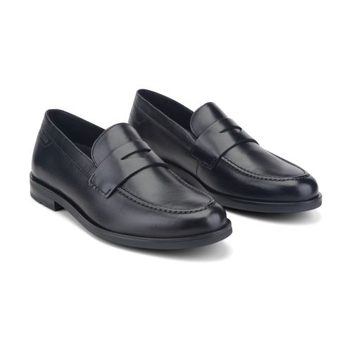 Rockport Sutton Penny Cushioned Arch Support Men's Dress Shoe - Black Leather - 2