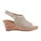 Rockport Women's Briah Perforated Slingback Sandal - Taupe Lth - 2