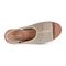 Rockport Women's Briah Perforated Slingback Sandal - Taupe Leather - 4