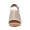 Rockport Women's Briah Perforated Slingback Sandal - Taupe Lth - 3