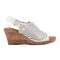 Rockport Women's Briah Perforated Slingback Sandal - White - 2