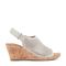 Rockport Women's Briah Perforated Slingback Sandal - Multi Khaki Leather - 1