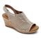 Rockport Women's Briah Perforated Slingback Sandal - Taupe Lth - 9