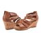 Rockport Women's Briah Gladiator Sandal - Dk Tan Leather - 6