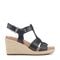 Rockport Belle Wedge Cushioned Arch Support Women's Wedge Sandal - Black - 1