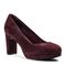 Rockport Carmen Total Motion Cushioned Arch Support Women's Pump - Dark Red Suede - 2