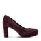 Rockport Carmen Total Motion Cushioned Arch Support Women's Pump - Dark Red Suede - 1