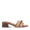 Rockport Women's Clarice Slip-On Sandals - Light Natural Leather - 1