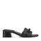 Rockport Women's Clarice Slip-On Sandals - Black Leather - 1
