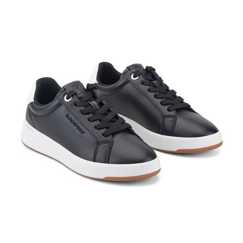 Rockport ProWalker Elara Cushioned Arch Support Women's Casual Sneaker - Black Leather - 2