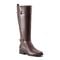 Rockport Harper Riding Boot - Cushioned Support Women's Riding Boot - Dark Brown Leather - 2