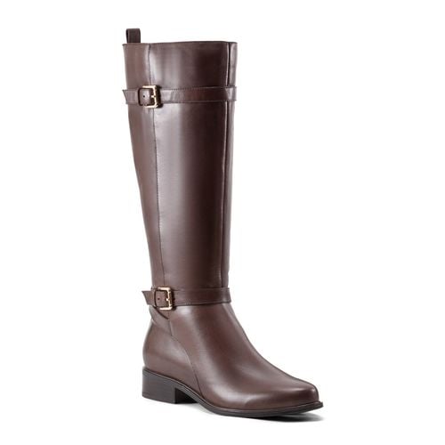 Rockport Harper Riding Boot - Cushioned Support Women's Riding Boot - Dark Brown Leather - 2