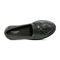 Rockport Kiara Tassel Cushioned Slip-On Comfort Women's Loafer - Black Leather - 4