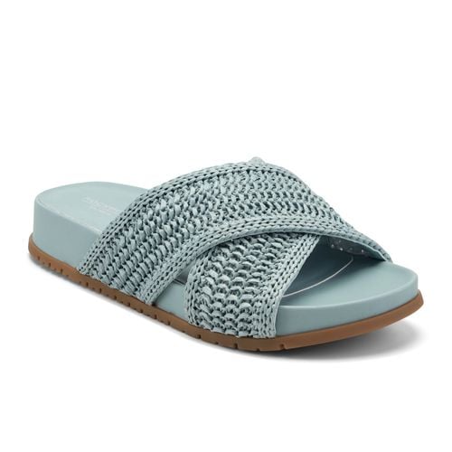 Rockport Leia Cushioned Slip-On Lightweight Women's Sandal - Medium Blue - 2