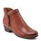 Rockport Women's Carly Side Zip Casual Ankle Booties - Medium Natural - 2