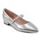 Rockport Taren Cushioned Arch-Support Pointy Toe Women's Mary Jane - Pewter Leather - 2