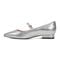 Rockport Taren Cushioned Arch-Support Pointy Toe Women's Mary Jane - Pewter Leather - 6