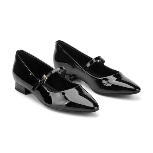 Rockport Women's Taren Total Motion Pointy Toe Dress Flats - Black - 2