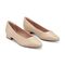 Rockport Tessa Total Motion Cushioned Pointy Women's Ballet Flat - Light Natural Leather - 2