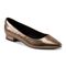 Rockport Tessa Total Motion Cushioned Pointy Women's Ballet Flat - Bronze - 1
