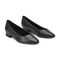 Rockport Tessa Total Motion Cushioned Pointy Women's Ballet Flat - Black Leather - 2