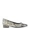 Rockport Women's Tessa Total Motion Pointy Toe Dress Flats - Black Snake Print - 1