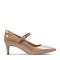 Rockport Total Motion Chase Cushioned Arch Support Women's Mary Jane Dress Pumps - Light Natural Patent - 1