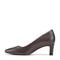Rockport Total Motion Merida Classic Cushioned Arch Support Women's Dress Pump - Mahogany Leather - 4
