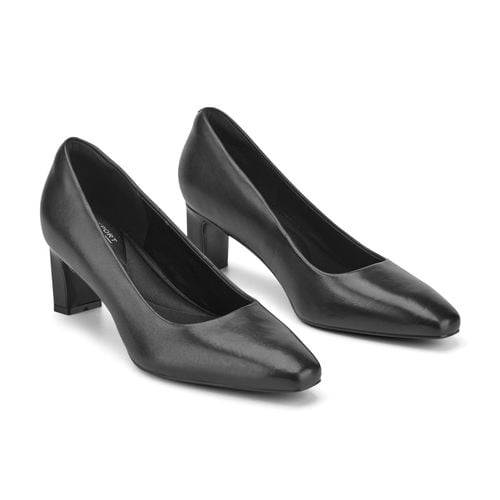 Rockport Total Motion Merida Classic Cushioned Arch Support Women's Dress Pump - Black Leather - 2