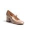Rockport Xena Cushioned Block Heel with Arch Support Women's Pump - Medium Natural - 1