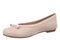 Vionic Sidney Flats for Women - Stylish Ballet Flats with Arch Support - Cameo Rose - Left angle