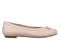 Vionic Sidney Flats for Women - Stylish Ballet Flats with Arch Support - Cameo Rose