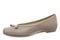 Vionic Sidney Flats for Women - Stylish Ballet Flats with Arch Support - Cobblestone - Left angle