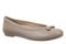 Vionic Sidney Flats for Women - Stylish Ballet Flats with Arch Support - Cobblestone - Angle main