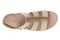 Vionic Sabrina Women's Wedge Sandals | Adjustable Straps & Arch Support - Gold - Top