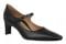 Vionic Samira Women's Mary Jane Pumps | Arch Support & Timeless Style - Black - Angle main