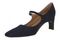 Vionic Samira Women's Mary Jane Pumps | Arch Support & Timeless Style - Navy Blazer - Left angle