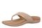 Vionic Tava Orthotic Thong Sandal - Women's Sandal - Desert Sand - Left angle