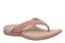 Vionic Tava Orthotic Thong Sandal - Women's Sandal - Cinder Rose - Angle main