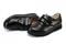 Mt. Emey 9301 - Women's Comfort Shoe - up to 7E - Strap - Black Pair / Top