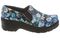 Klogs Naples Unisex Clog - Blue Flower Patent - outside